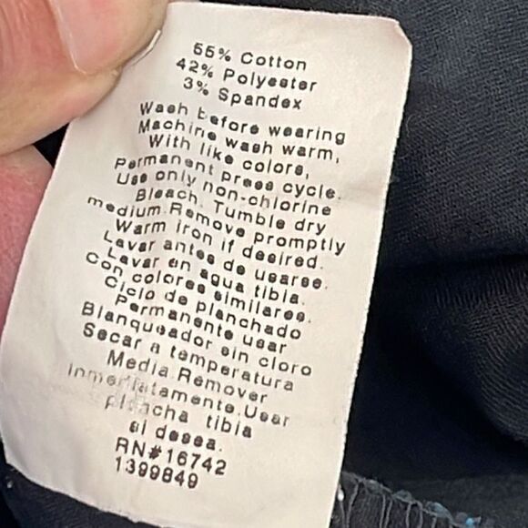 Bio Bring it On 19021 Women’s Stretch Angle V-Neck Top. Size XL Black - Picture 7 of 9